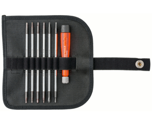 Набор с двусторонними прецизионными комбинированными жалами SL PH TX HEX серии PB 53 PB Swiss Tools PB 513. 7 пр.