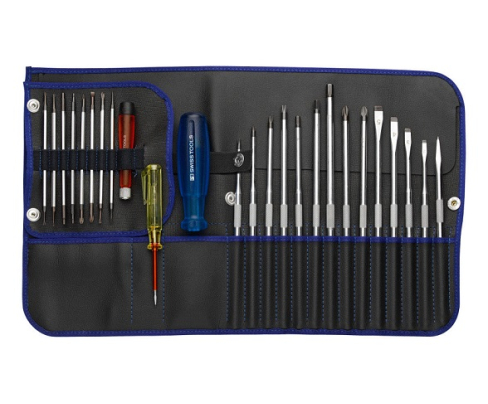 Набор с комбинированными жалами SL PH PZ TX HEX PB Swiss Tools PB 9515.Blue 25 пр.