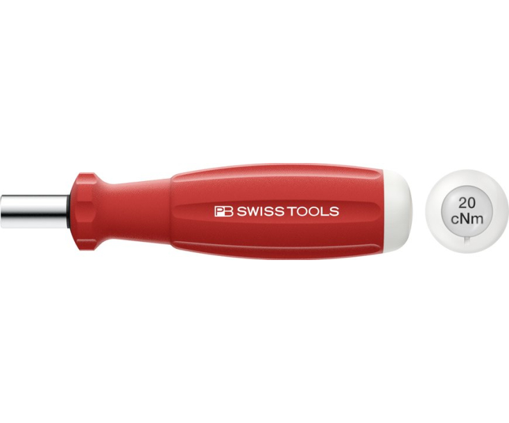 Динамометрическая рукоятка MecaTorque PB Swiss Tools PB 8313.M 20 cNm для сменных бит C6,3 и Е6,3