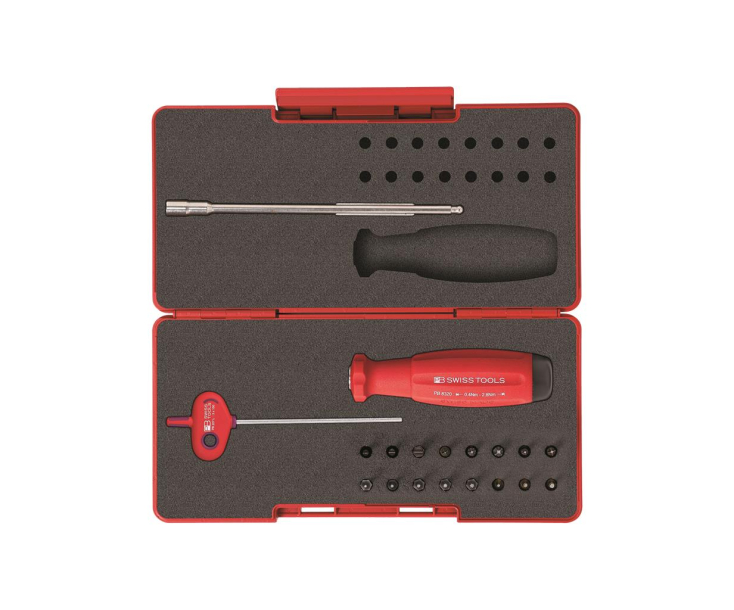 Набор динамометрический DigiTorque 0.1-0.8 Нм PB Swiss Tools PB 8320.Set B1 для сменных бит C6,3