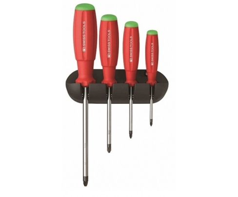 Набор крестовых отверток Pozidriv SwissGrip PB Swiss Tools PB 8243. 4 шт.