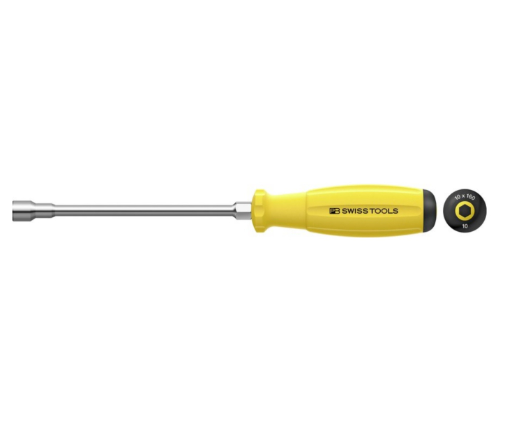 Отвертка-торцовый ключ HEX Nut антистатическая SwissGrip ESD  PB Swiss Tools с шестигранной насадкой PB 8200.S 10-160 ESD M10