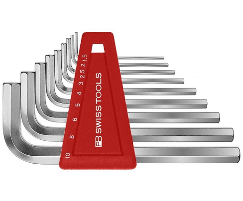 Набор штифтовых шестигранных ключей HEX PB Swiss Tools PB 210.H-10 9 шт.