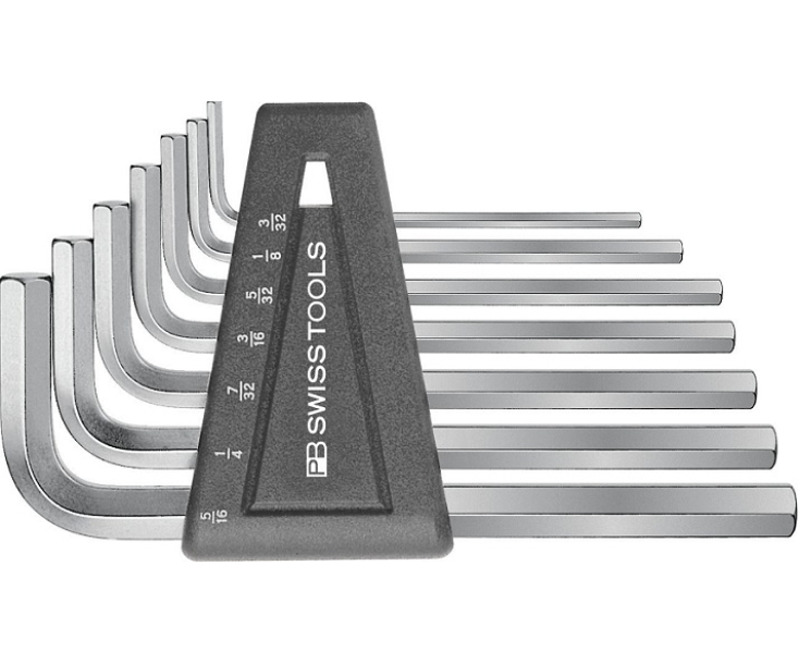 Набор дюймовых штифтовых ключей HEX PB Swiss Tools PB 213Z.H 7 шт.