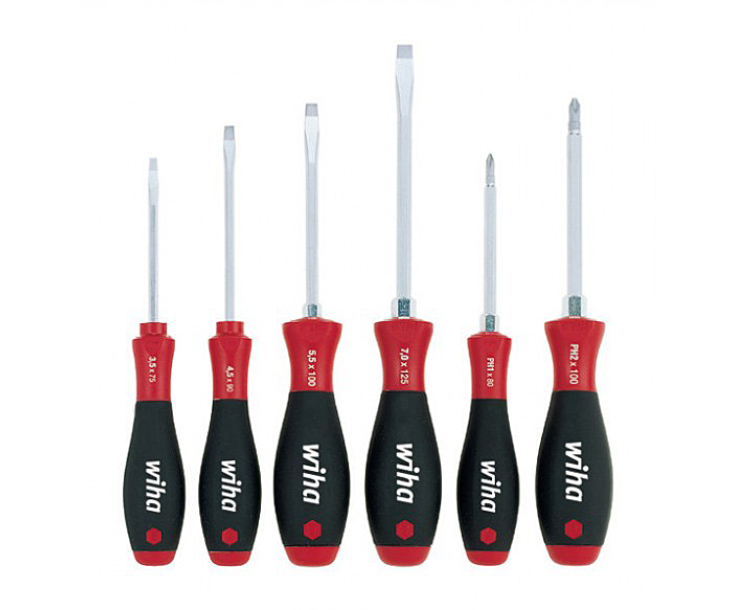 Набор отверток Wiha SoftFinish 308 HK6 21248 шлиц Phillips шестигранное жало
