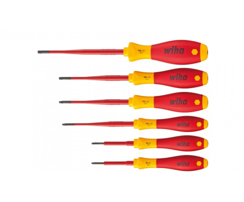 Набор отверток TORX TR Wiha SoftFinish electric SlimFix 3251 TR K6 41245