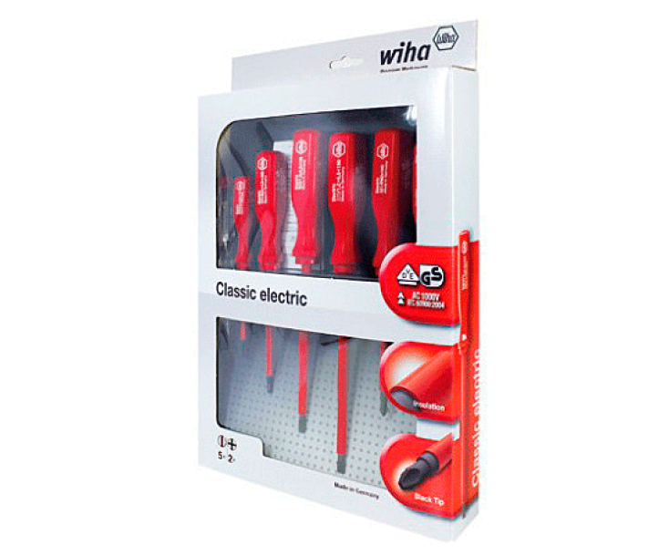 Набор отверток Wiha Classic electric 320 P7 SO 07151