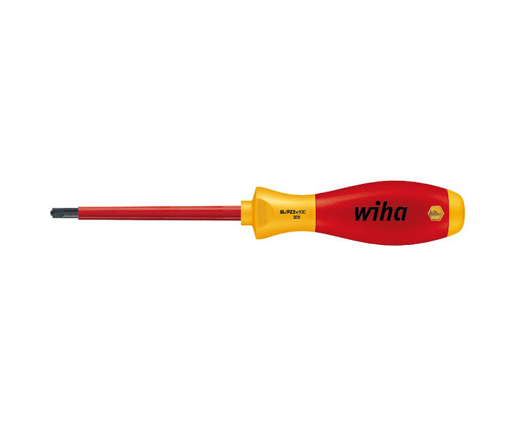 Отвертка Wiha SoftFinish electric Xeno 328 30700 SL/PZ1 x 80 шлиц крест