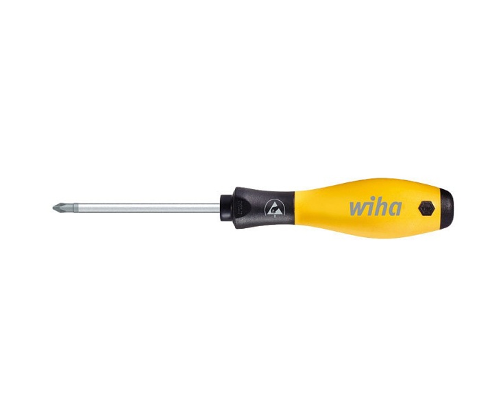 Отвертка Wiha SoftFinish ESD Phillips 311ESD 08186 PH2 x 100 крестовая
