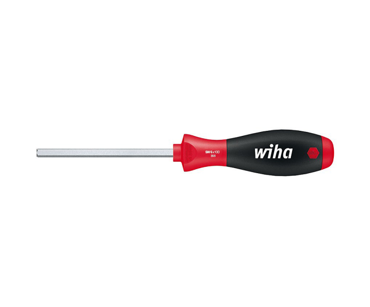 Отвертка Wiha SoftFinish HEX 356 26195 8 x 100 внутренний шестигранник