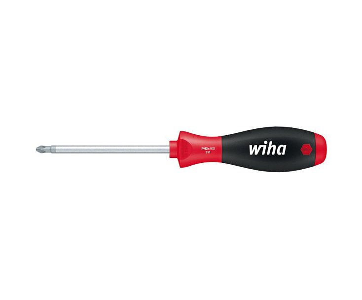 Отвертка Wiha SoftFinish Phillips 311 27756 PH0 x 100 крестовая