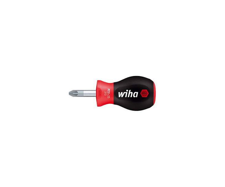 Отвертка Wiha SoftFinish Pozidriv 313 26972 PZ2 x 2,5 укороченная
