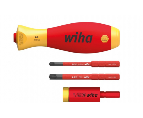 Стартовый набор easyTorque Adapter electric 2,8 Нм XENO SL/PZ Wiha 29701 280 S4 41478 4 предмета