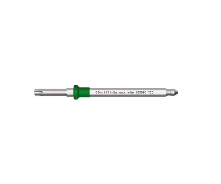 Сменное жало Wiha Torque TORX SB 28369 40552 T9 для отвертки TorqueFix-Key 2.5 Нм в блистере 2 шт.
