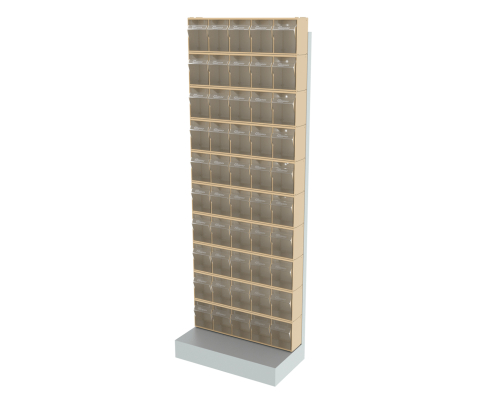 Стойка бежевая напольная Стелла-техник 404-00-00-10-B (610х325х1650)