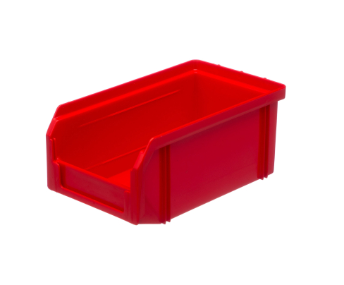 Пластиковый ящик Стелла-техник V-1-красный 171х102х75мм, 1 литр