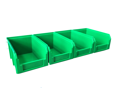 Органайзер настенный Стелла-техник V-2-650-зеленый , 4 ящика V-2