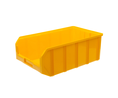 Пластиковый ящик Стелла-техник V-4-желтый 502х305х186мм, 20 литров