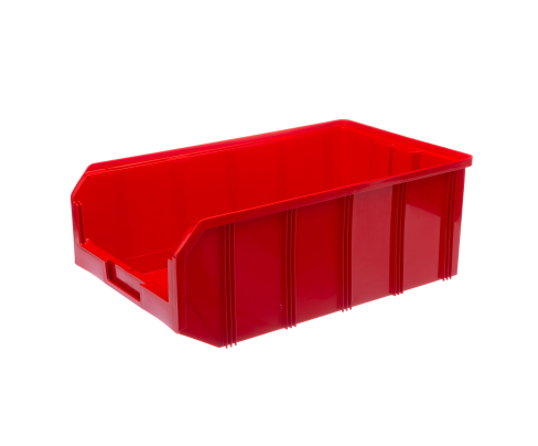 Пластиковый ящик Стелла-техник V-4-красный 502х305х186мм, 20 литров