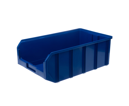 Пластиковый ящик Стелла-техник V-4-синий 502х305х186мм, 20 литров