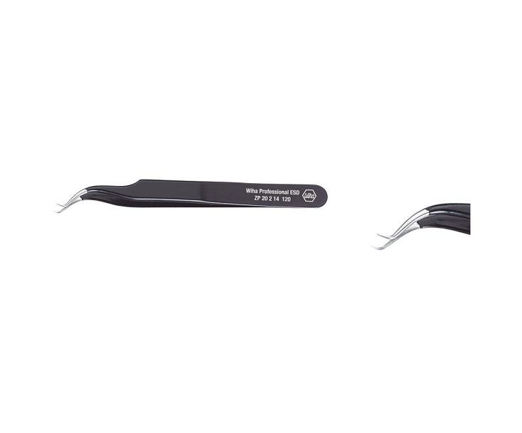 Пинцет Wiha Professional ESD ZP 20 2 14 32336 прецизионный