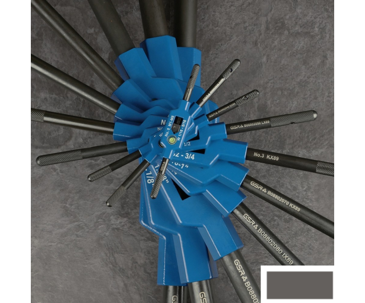 Вороток Нр. 6 стальной, Silver с уровнем Werks W.13996