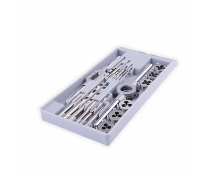 20-пр. Набор метчиков, плашек, свёрл M3 - M12 HSS Werks W.1412100