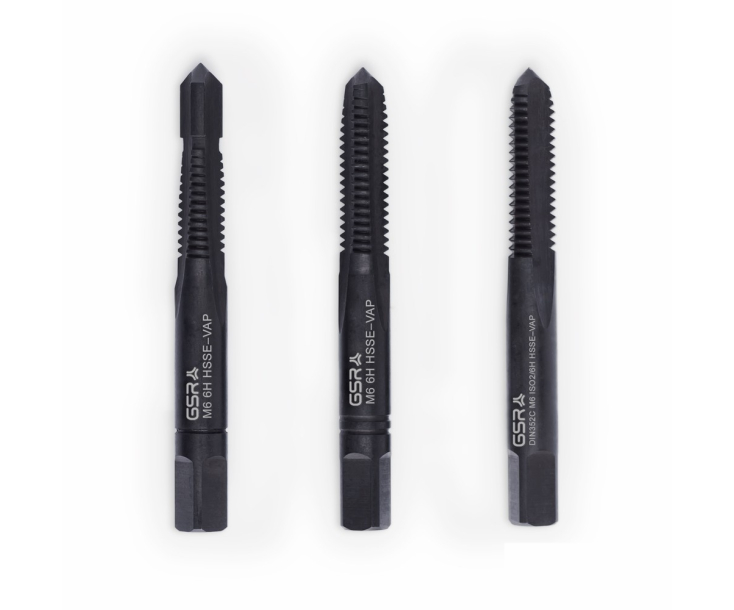 Ручные метчики набором DIN 352 HSSE-VAP M 6 Werks W.1626380