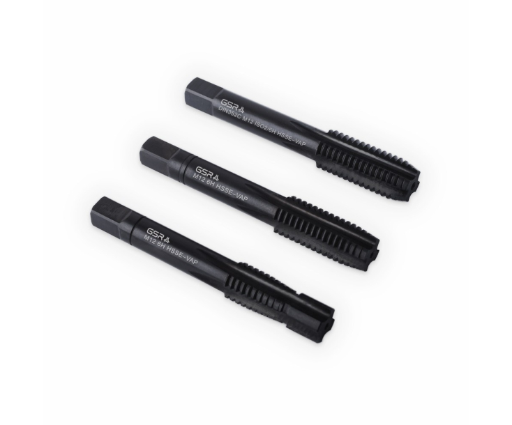 Ручные метчики набором DIN 352 HSSE-VAP M 12 Werks W.1626500