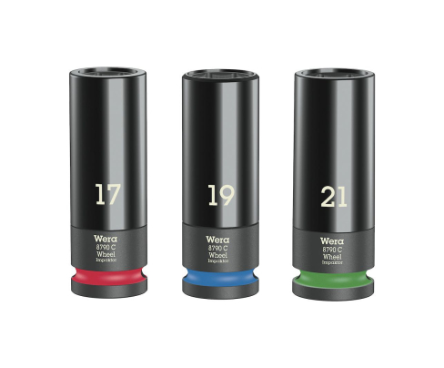 Набор ударных торцовых головок 1/2" Wheel Impaktor C Set 1 Wera WE-004595 3 шт.