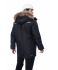 Зимняя куртка-парка Brodeks KW 215 черный с опушкой (XL)