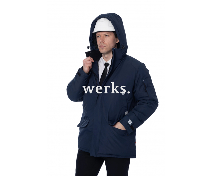 Зимняя куртка-парка Brodeks KW204 синий (XXXL)