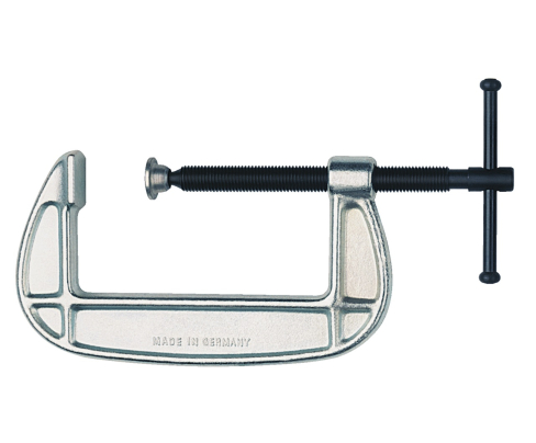 Струбцина C-образная, с мелкой метрической резьбой KUKKO 420-206