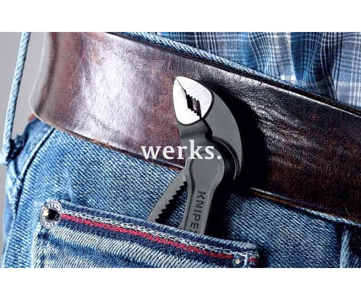 KNIPEX Cobra XS сантехнические переставные клещи с фиксатором KN-8700100