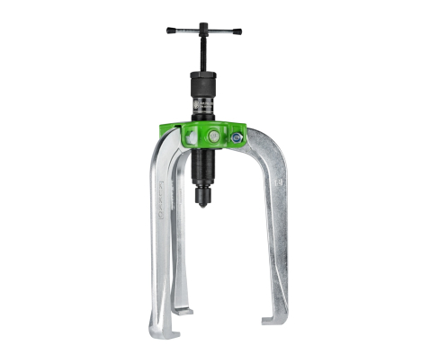 Универсальный трёхзахватный съёмник с самоцентрирующимися захватами  и коротким гидравлическим шпинделем KUKKO 845-3-B