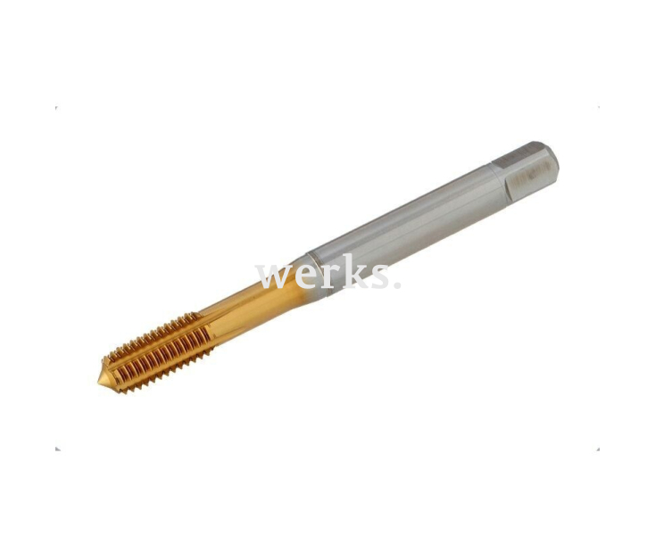 Раскатник DIN371 С с канавками HSSE-TiN 6HX M6 Werks W.3806380