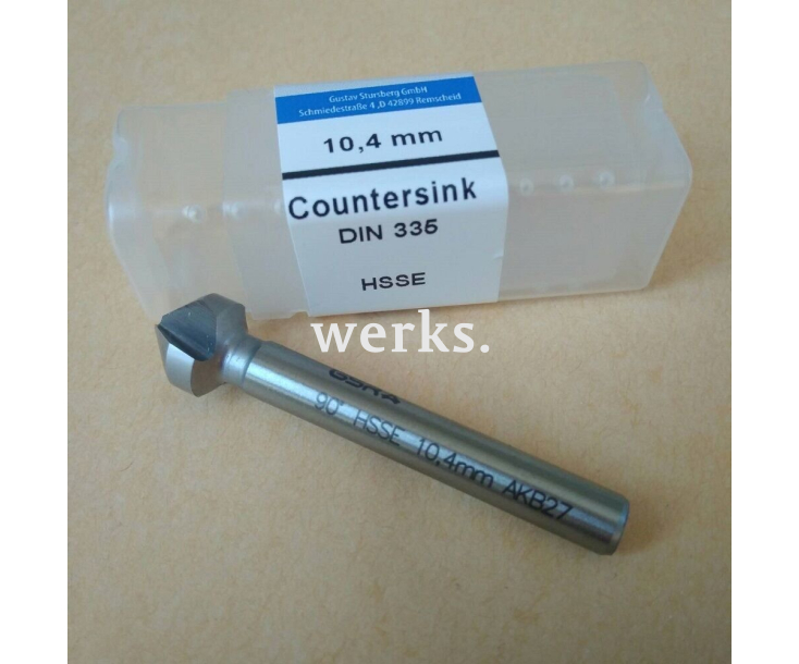 Зенковка CBN DIN335 C/90° HSSE 10,4 mm М5 GSR B04044104