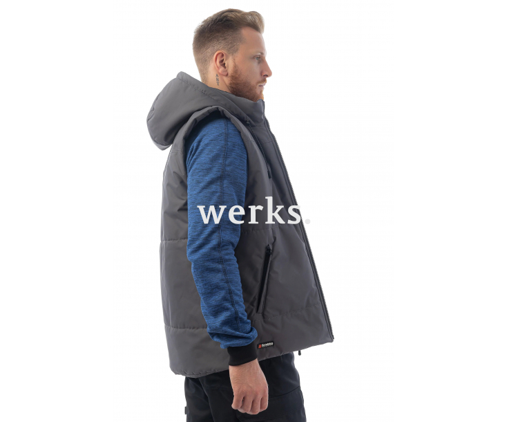 Утепленный жилет Brodeks KW 112 серый (XXXXL)