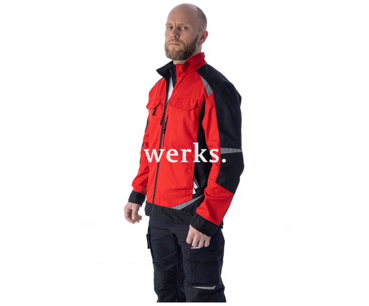 Летняя куртка Brodeks KS 202 красный/черный (XXL)