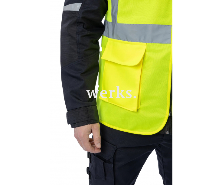 Сигнальный жилет Brodeks KM122 желтый (XXL)
