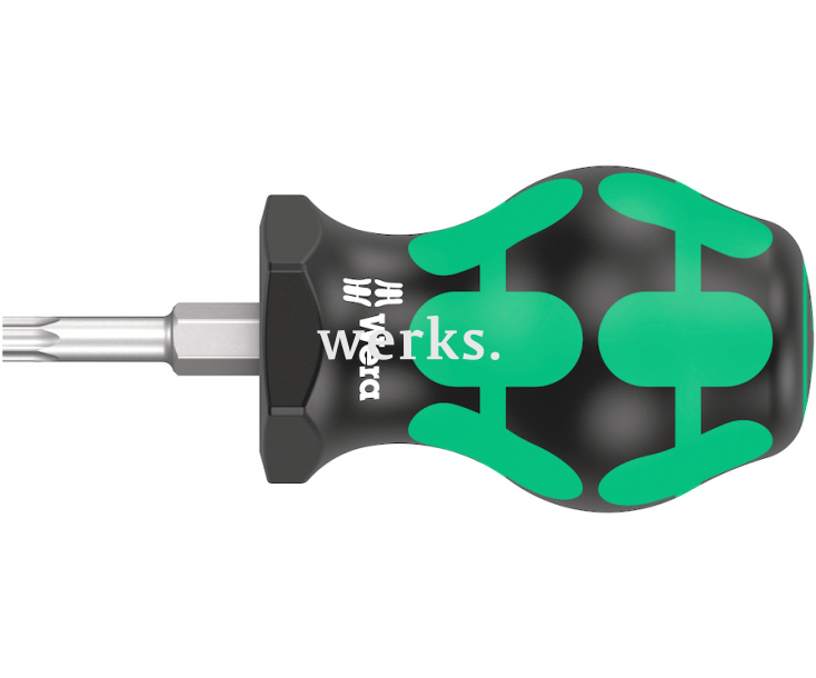 Короткая отвертка Stubby 367 TORX Wera, TX20 х 25 мм, WE-008858
