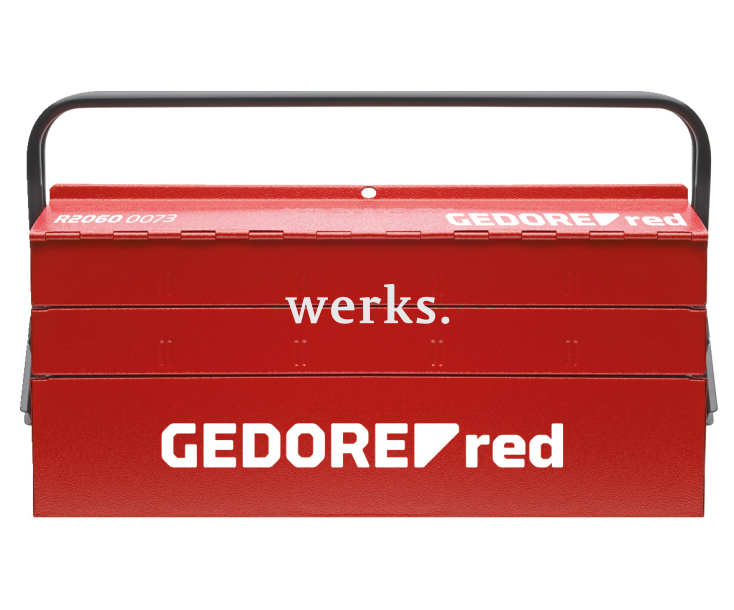 Ящик для инструментов 5 отделений 535х225х330мм Gedore 3301658