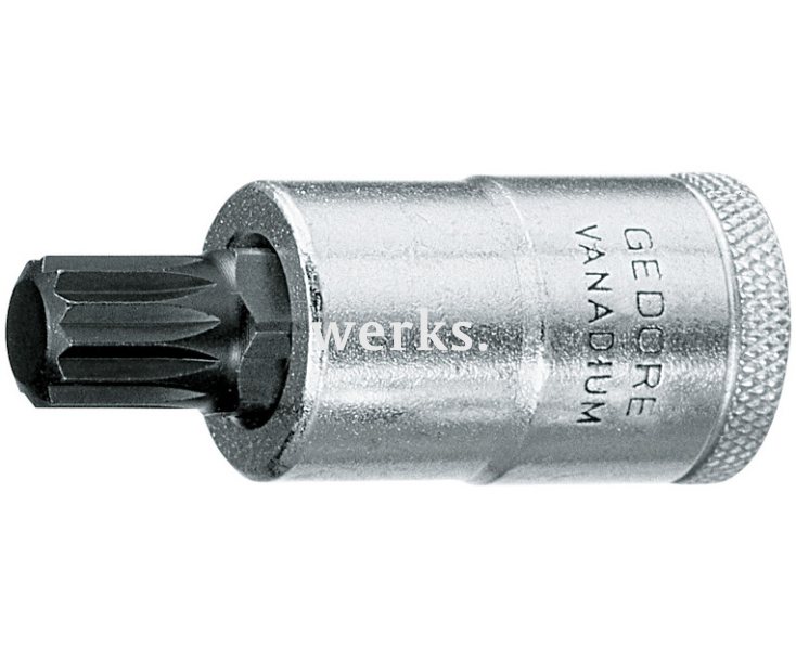 Головка торцевая с отверточной вставкой 1/2