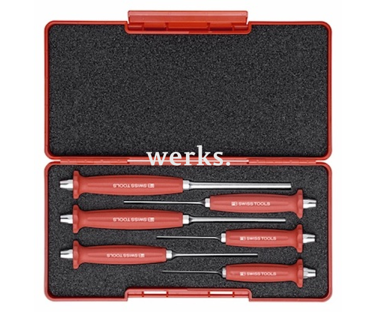 Набор цилиндрических пробойников с рукояткой Multicraft PB Swiss Tools PB 758.SET