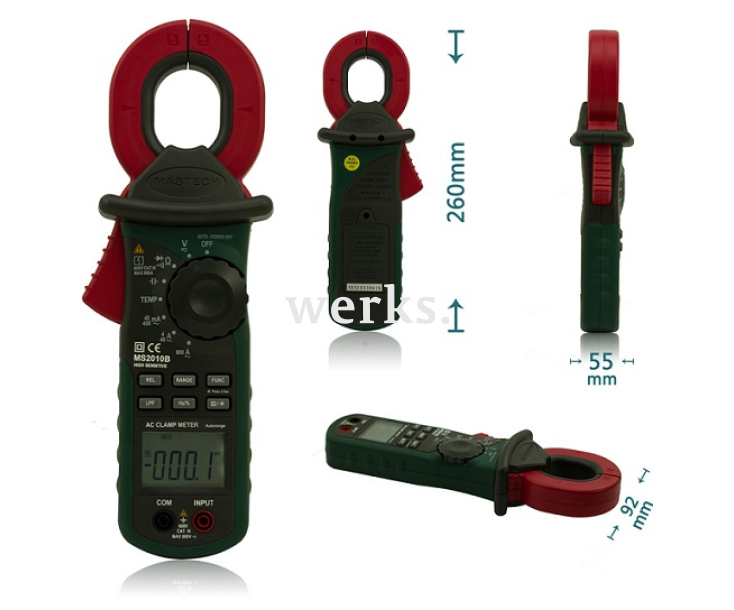 Клещи токоизмерительные Mastech MS2010B