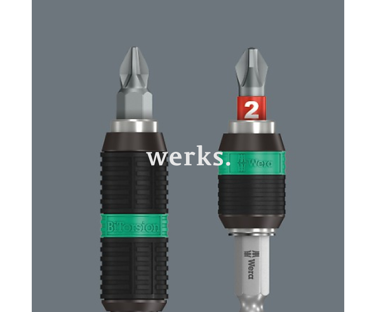 Bit-Check 12 BiTorsion 1 Набор насадок (PH, PZ, TX) и держатель Wera WE-057420