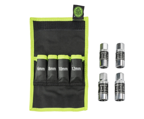 Набор для извлечения шпилек для труднодоступных мест Ø 6, 8, 10, 12 мм KUKKO 53-A