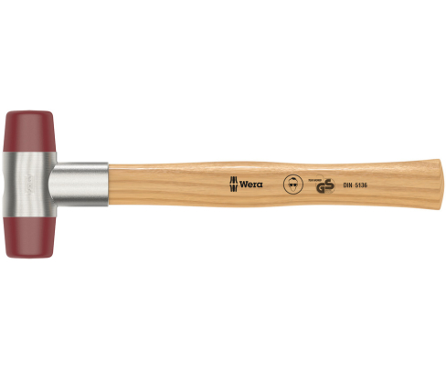 Щадящий молоток Wera с головкой из полиуретана #2 102 WE-000510