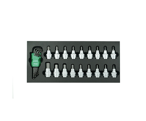 Набор торцевых головок с трещоткой Padre 231400000