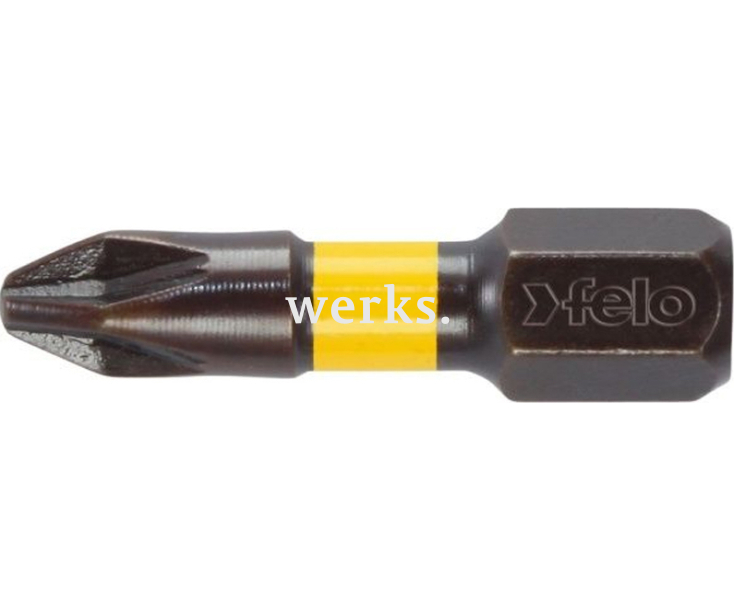 Набор ударных бит Felo крестовых Pozidriv Impact PZ3х25 мм 5 шт. 02103040